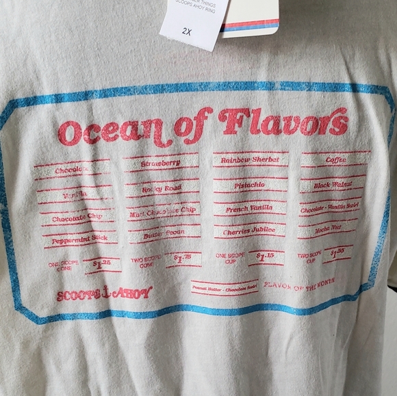 Stranger Things Scoops Ahoy Ringer Tee - Picture 6 of 7